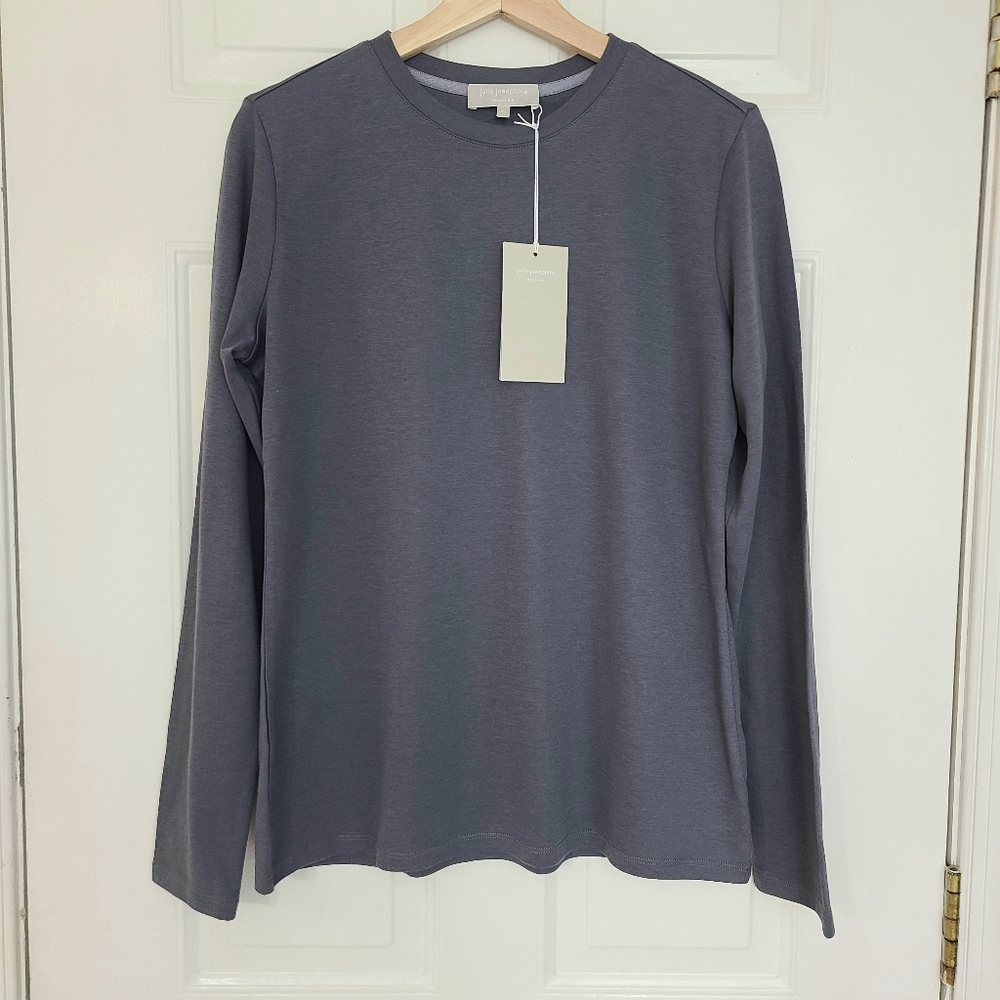Julie Josephine Andrea Long Sleeve Tee Italy Cotton Made in Portugal T shirt